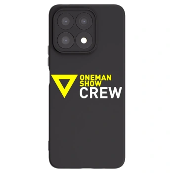 Picasee silikonový černý obal pro Honor X8a - ONEMANSHOW CREW