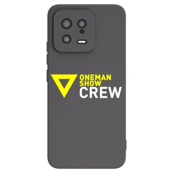 Picasee silikonový černý obal pro Xiaomi 13 - ONEMANSHOW CREW