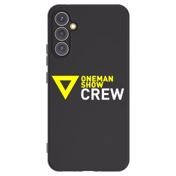 Picasee silikonový černý obal pro Samsung Galaxy A34 5G A346B - ONEMANSHOW CREW