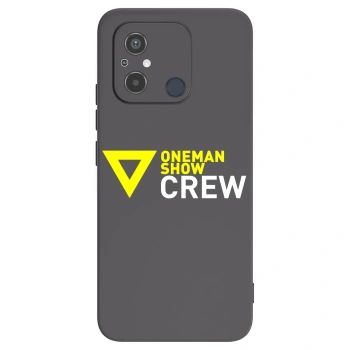 Picasee silikonový černý obal pro Xiaomi Redmi 12C - ONEMANSHOW CREW