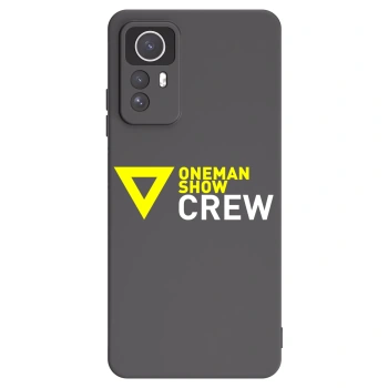 Picasee silikonový černý obal pro Xiaomi Redmi Note 12S - ONEMANSHOW CREW
