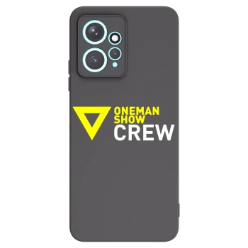 Picasee silikonový černý obal pro Xiaomi Redmi Note 12 4G - ONEMANSHOW CREW