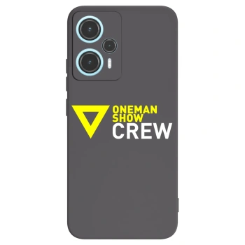 Picasee silikonový černý obal pro Xiaomi Poco F5 - ONEMANSHOW CREW