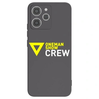 Picasee silikonový černý obal pro Xiaomi Redmi 12 4G - ONEMANSHOW CREW