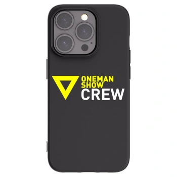 Picasee silikonový černý obal pro Apple iPhone 15 Pro - ONEMANSHOW CREW