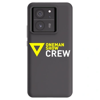 Picasee silikonový černý obal pro Xiaomi 13T - ONEMANSHOW CREW