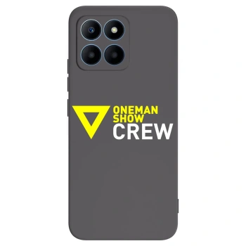 Picasee silikonový černý obal pro Honor 70 Lite - ONEMANSHOW CREW