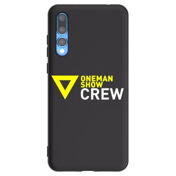 Picasee silikonový černý obal pro Huawei P20 Pro - ONEMANSHOW CREW
