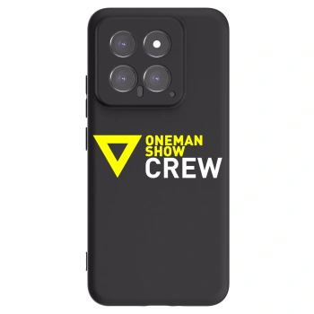 Picasee silikonový černý obal pro Xiaomi 14 - ONEMANSHOW CREW