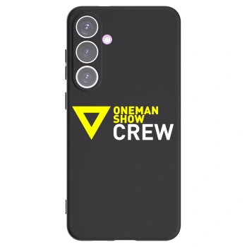 Picasee silikonový černý obal pro Samsung Galaxy S24+ S926B 5G - ONEMANSHOW CREW