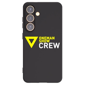 Picasee silikonový černý obal pro Samsung Galaxy S24 S921B 5G - ONEMANSHOW CREW