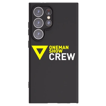 Picasee silikonový černý obal pro Samsung Galaxy S24 Ultra S928B 5G - ONEMANSHOW CREW