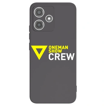 Picasee silikonový černý obal pro Xiaomi Redmi 12 5G - ONEMANSHOW CREW