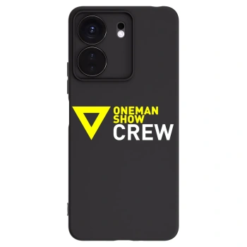 Picasee silikonový černý obal pro Xiaomi Redmi 13C 4G - ONEMANSHOW CREW