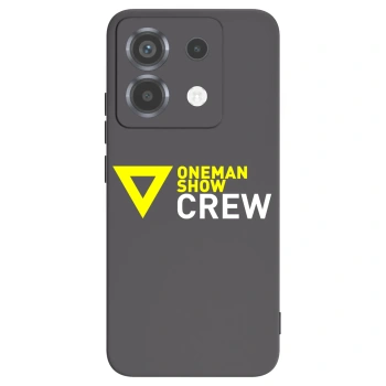 Picasee silikonový černý obal pro Xiaomi Poco X6 - ONEMANSHOW CREW