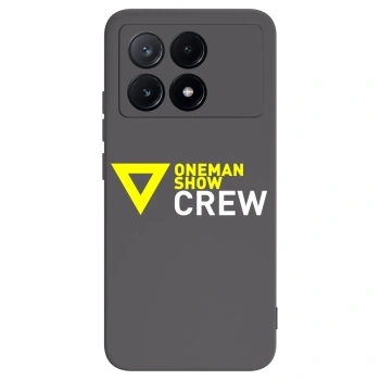 Picasee silikonový černý obal pro Xiaomi Poco X6 Pro - ONEMANSHOW CREW