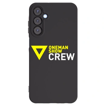 Picasee silikonový černý obal pro Samsung Galaxy A25 A256B 5G - ONEMANSHOW CREW