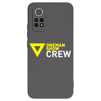 Picasee silikonový černý obal pro Xiaomi Redmi Note 12 Pro 4G - ONEMANSHOW CREW