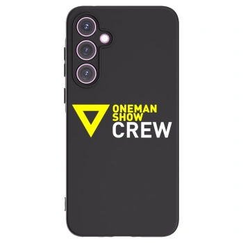 Picasee silikonový černý obal pro Samsung Galaxy A35 5G A356B - ONEMANSHOW CREW