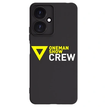 Picasee silikonový černý obal pro Xiaomi Redmi 13C 5G - ONEMANSHOW CREW