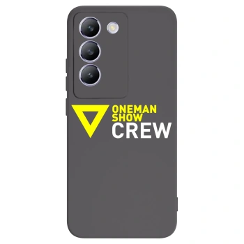 Picasee silikonový černý obal pro Vivo V40 SE 5G - ONEMANSHOW CREW
