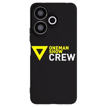 Picasee silikonový černý obal pro Xiaomi Redmi 13 4G - ONEMANSHOW CREW