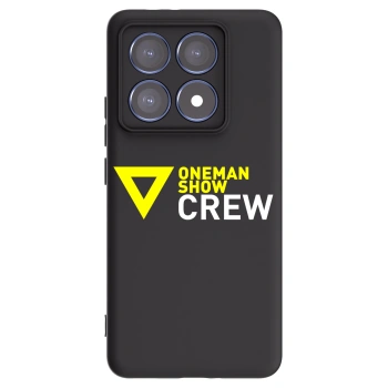 Picasee silikonový černý obal pro Xiaomi 14T Pro - ONEMANSHOW CREW