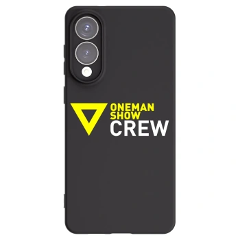 Picasee silikonový černý obal pro Samsung Galaxy S25 Edge 5G - ONEMANSHOW CREW