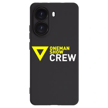 Picasee silikonový černý obal pro Xiaomi Poco X7 Pro 5G - ONEMANSHOW CREW