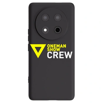Picasee silikonový černý obal pro Honor Magic7 Lite 5G - ONEMANSHOW CREW