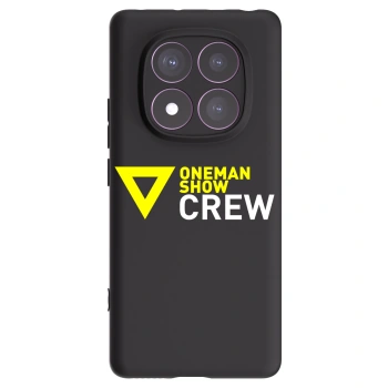 Picasee silikonový černý obal pro Xiaomi Redmi Note 14 Pro 4G - ONEMANSHOW CREW
