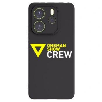 Picasee silikonový černý obal pro Xiaomi Redmi Note 14 4G - ONEMANSHOW CREW