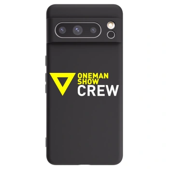 Picasee silikonový černý obal pro Google Pixel 8 Pro - ONEMANSHOW CREW