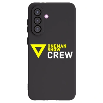 Picasee silikonový černý obal pro Samsung Galaxy A56 5G A566B - ONEMANSHOW CREW