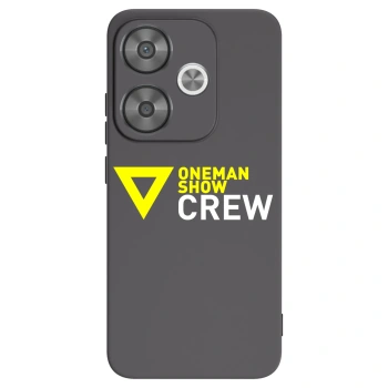Picasee silikonový černý obal pro Xiaomi Poco F6 - ONEMANSHOW CREW