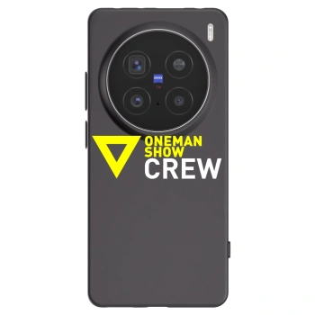 Picasee silikonový černý obal pro Vivo X200 Pro - ONEMANSHOW CREW