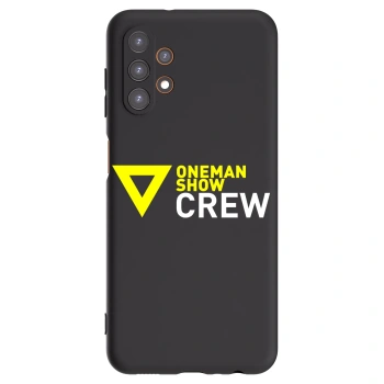 Picasee silikonový černý obal pro Samsung Galaxy A13 5G - ONEMANSHOW CREW