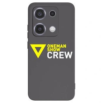 Picasee silikonový černý obal pro Xiaomi Redmi Note 14S - ONEMANSHOW CREW