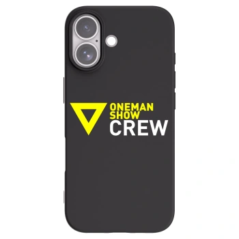 Picasee silikonový černý obal pro Apple iPhone 17 - ONEMANSHOW CREW