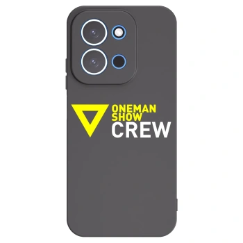 Picasee silikonový černý obal pro Xiaomi Redmi 15C 4G - ONEMANSHOW CREW