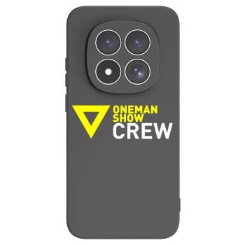 Picasee silikonový černý obal pro Xiaomi Redmi Note 15 Pro 4G - ONEMANSHOW CREW
