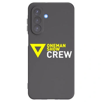 Picasee silikonový černý obal pro Samsung Galaxy A17 5G - ONEMANSHOW CREW