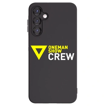 Picasee silikonový černý obal pro Samsung Galaxy A16 4G - ONEMANSHOW CREW