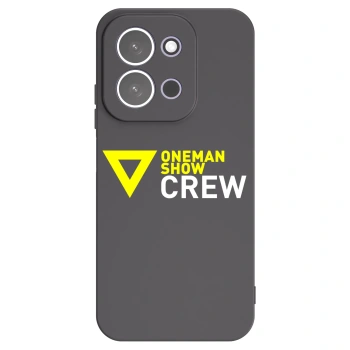 Picasee silikonový černý obal pro Xiaomi Redmi 15C 5G - ONEMANSHOW CREW