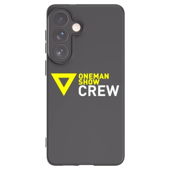 Picasee silikonový černý obal pro Samsung Galaxy S26+ - ONEMANSHOW CREW