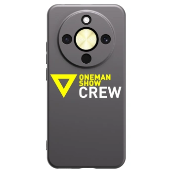 Picasee silikonový černý obal pro Honor Magic8 Lite 5G - ONEMANSHOW CREW