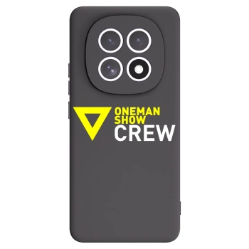 Picasee silikonový černý obal pro Xiaomi Redmi Note 15 5G - ONEMANSHOW CREW