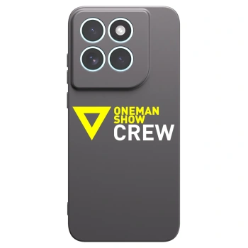 Picasee silikonový černý obal pro Motorola Edge 70 Fusion - ONEMANSHOW CREW