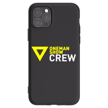 Picasee silikonový černý obal pro Apple iPhone 11 Pro - ONEMANSHOW CREW