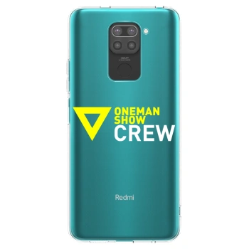 Picasee silikonový černý obal pro Xiaomi Redmi Note 9 - ONEMANSHOW CREW